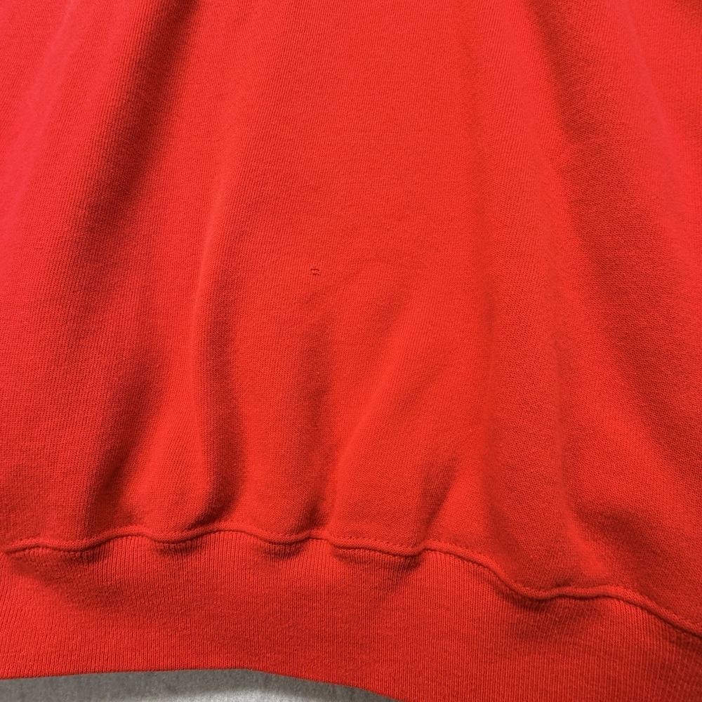 Vintage Hanes Victoria BC Orca Whale Sweatshirt USA Made Red Crewneck XL - Picture 3 of 8